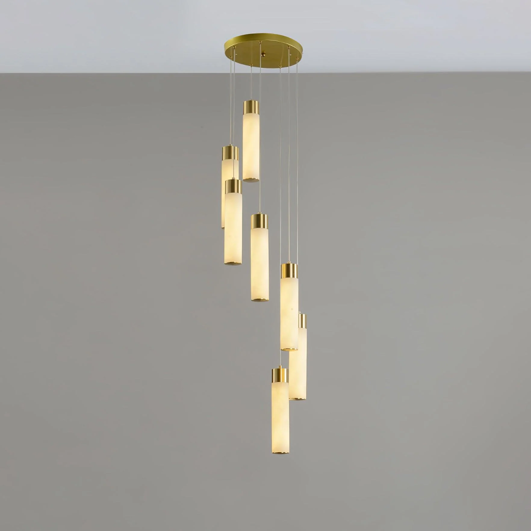Celestial Alabaster Cascade Chandelier - Image 26