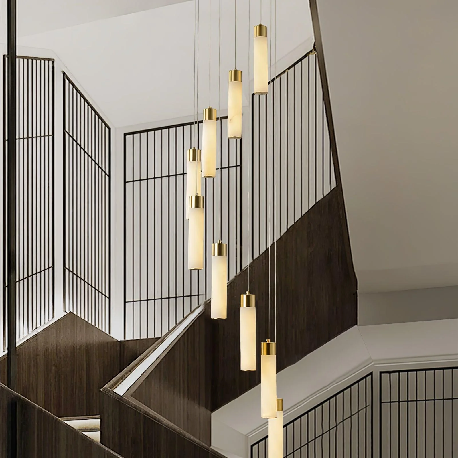 Celestial Alabaster Cascade Chandelier - Image 30
