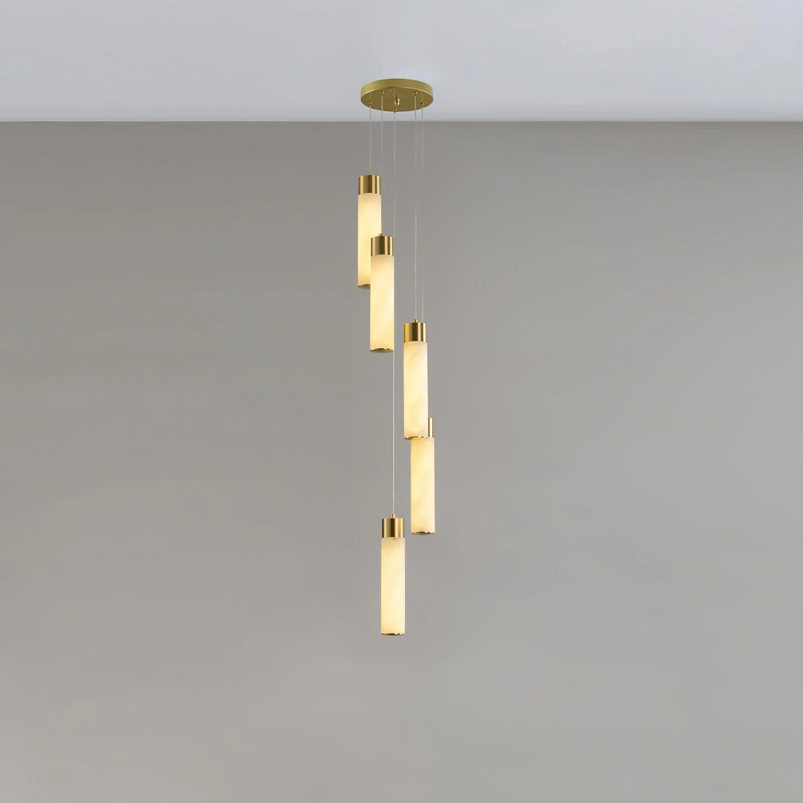 Celestial Alabaster Cascade Chandelier - Image 32