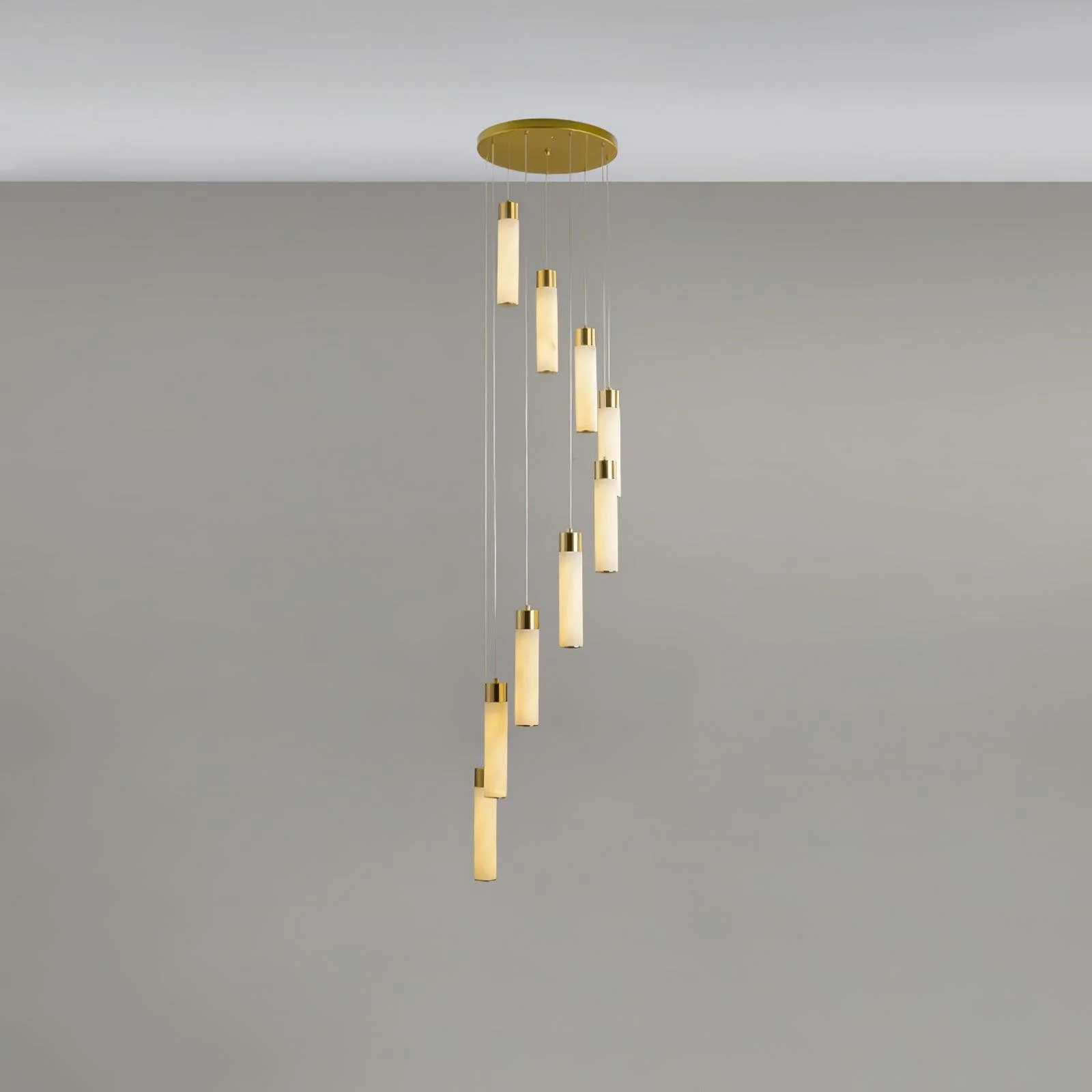 Celestial Alabaster Cascade Chandelier - Image 34