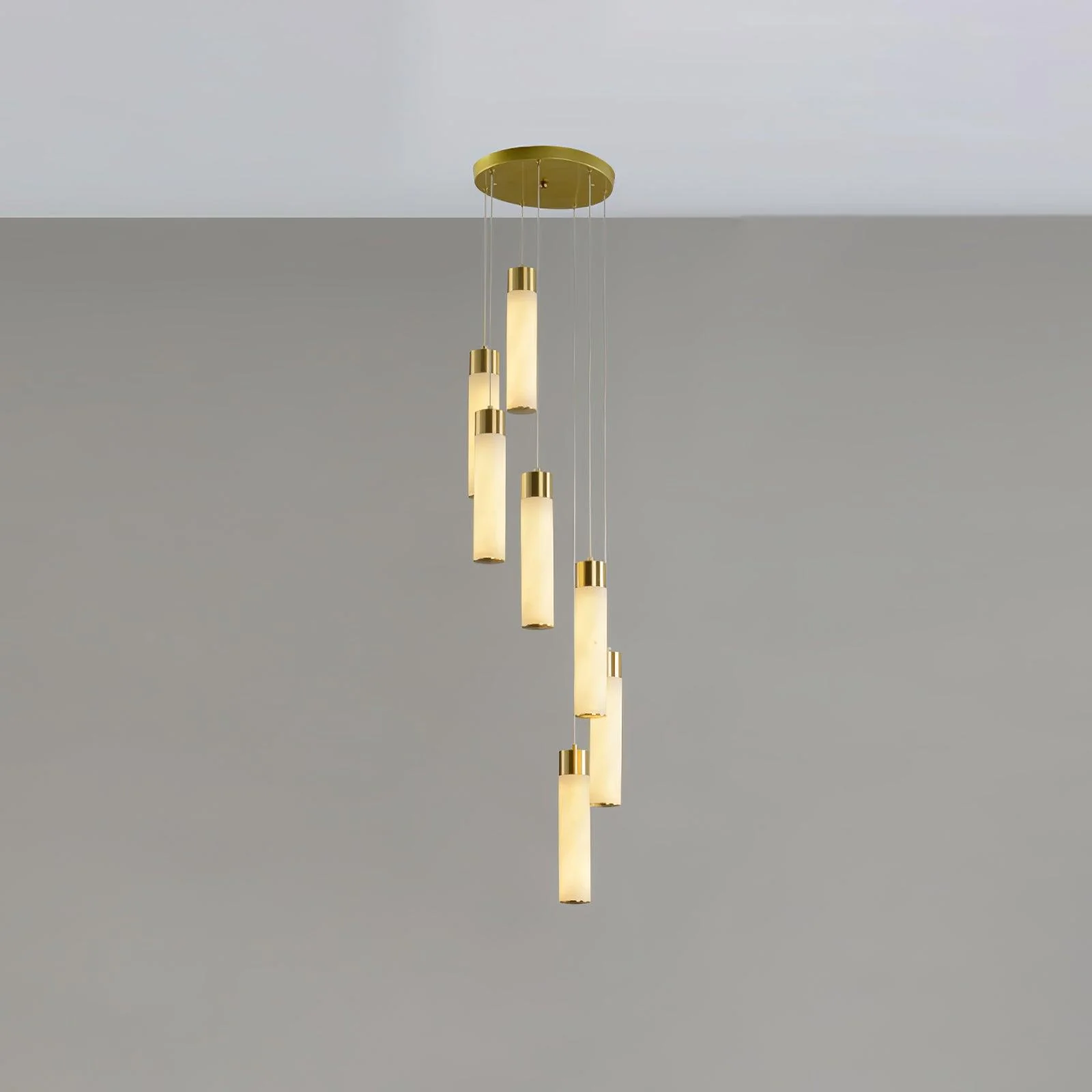 Celestial Alabaster Cascade Chandelier - Image 41