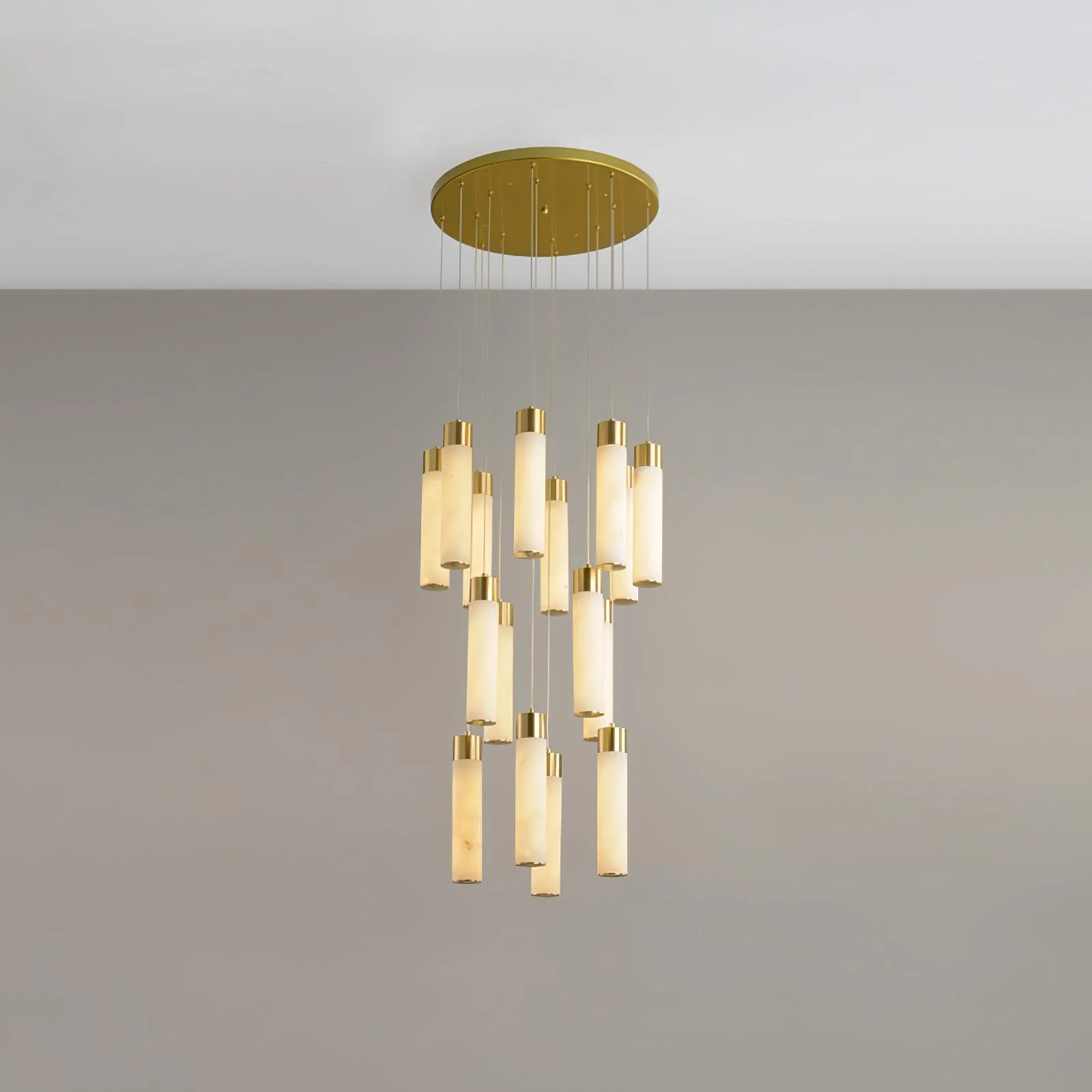 Celestial Alabaster Cascade Chandelier - Image 44