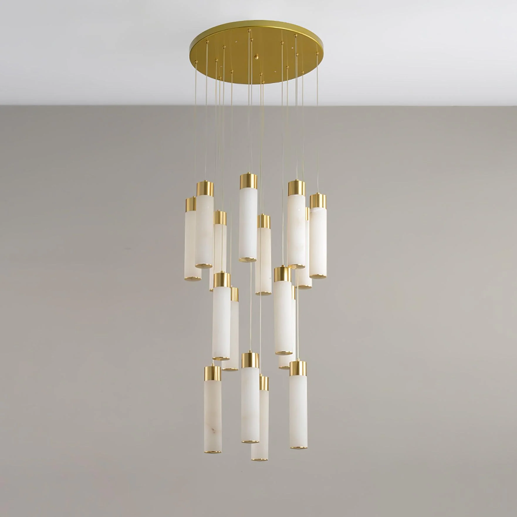 Celestial Alabaster Cascade Chandelier - Image 6