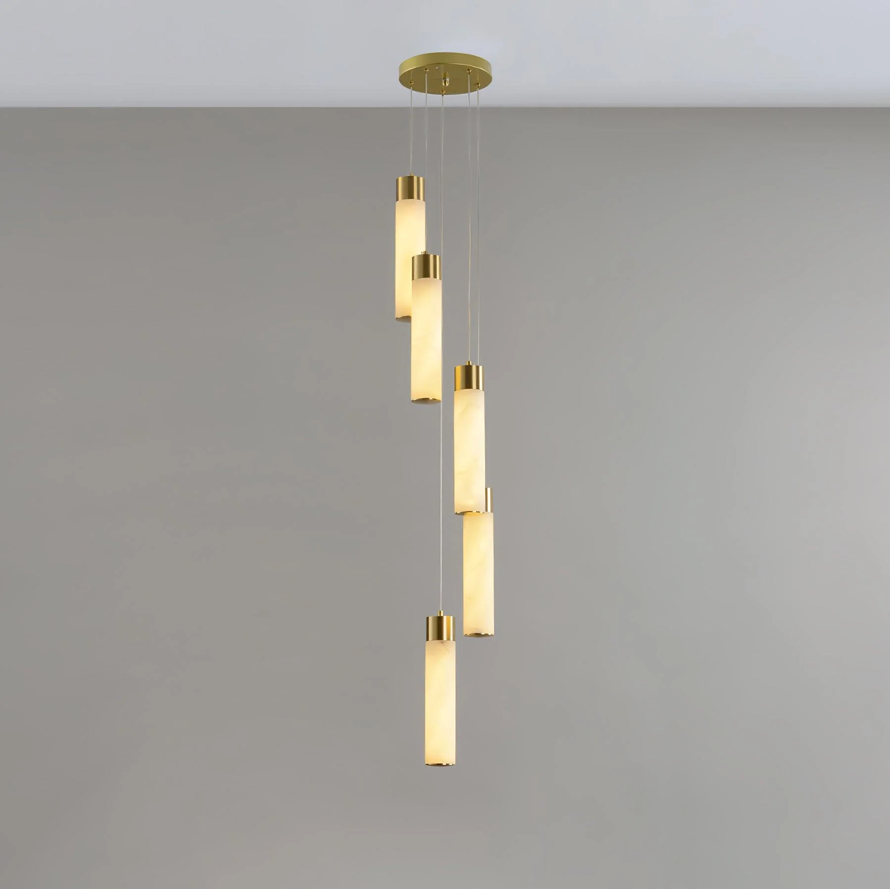 Celestial Alabaster Cascade Chandelier - Image 8