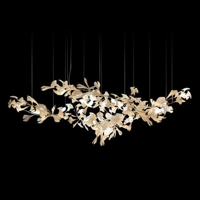 Ceramic Ginkgo Chandelier 4 Sizes - Image 3
