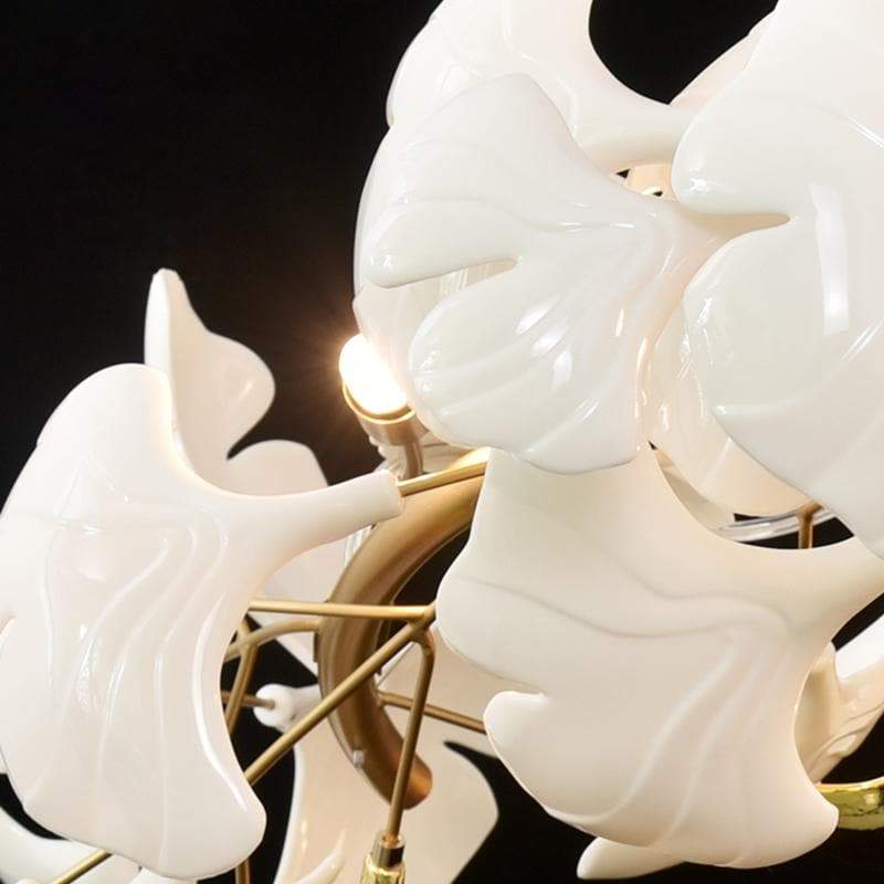 Ceramic Ginkgo Petal Chandelier D - Image 5