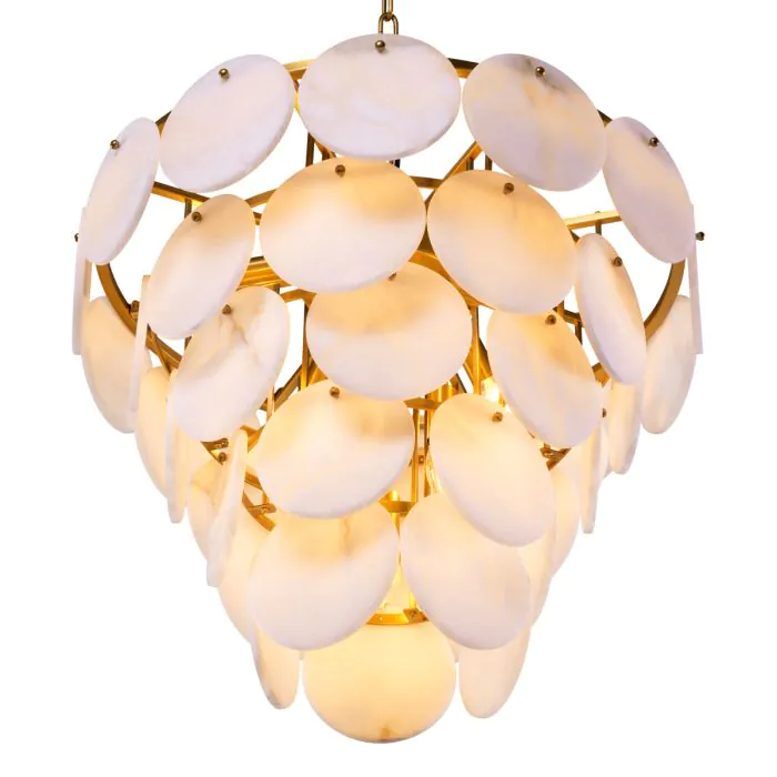 Clementina  Alabaster Chandelier 26" - Image 3