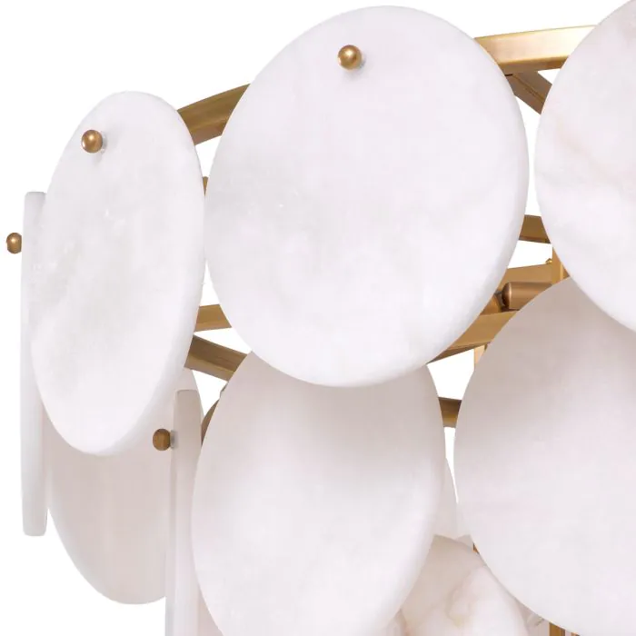 Clementina  Alabaster Chandelier 26" - Image 4