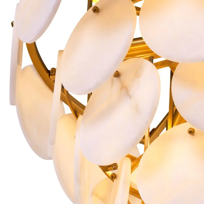 Clementina  Alabaster Chandelier 26" - Image 5
