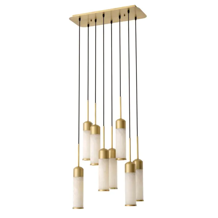 Eos Alabaster Chandelier 25"W - Image 2