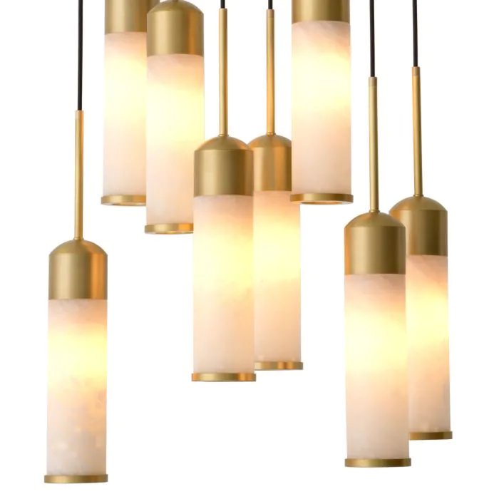 Eos Alabaster Chandelier 25"W - Image 3