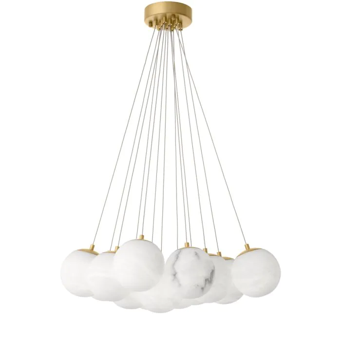 Sphinx Alabaster Chandelier - Image 2