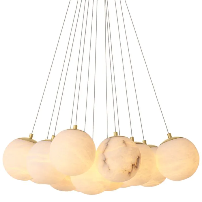 Sphinx Alabaster Chandelier - Image 3