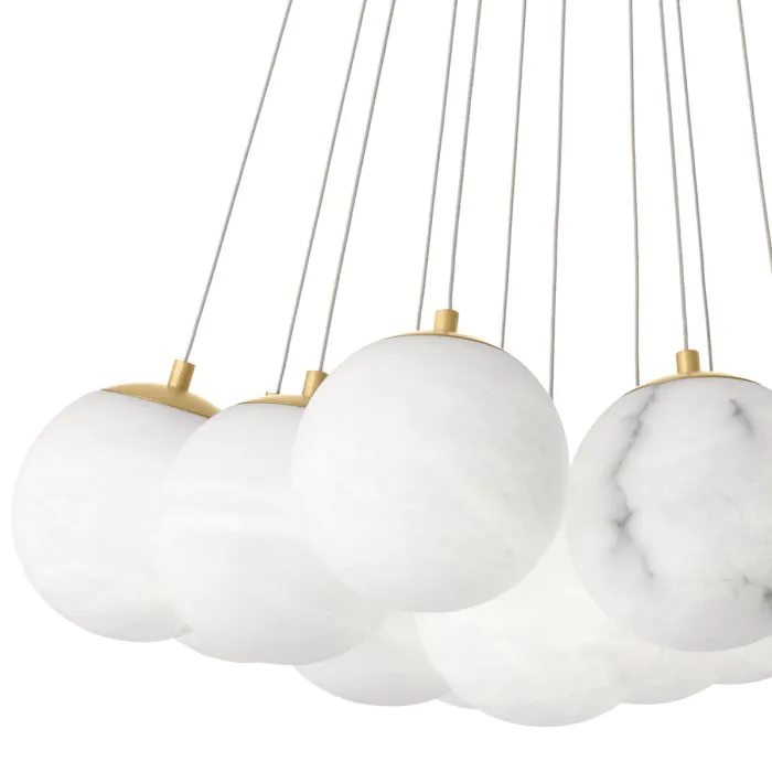 Sphinx Alabaster Chandelier - Image 4