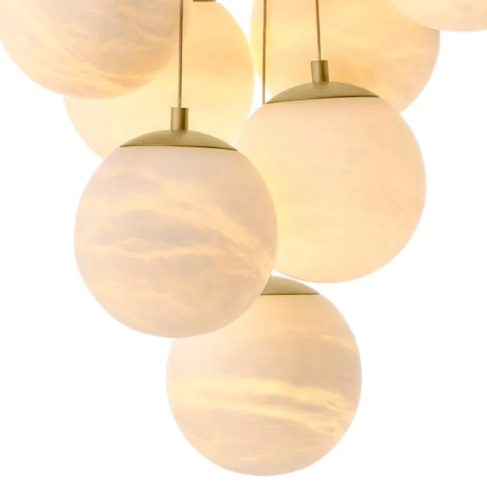 Sphinx Alabaster Chandelier - Image 5