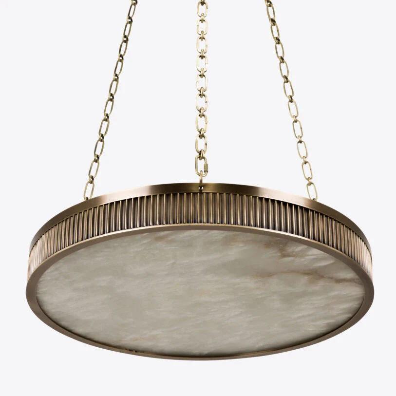 Chaplin Alabaster Plafonnier Chandelier - Image 2