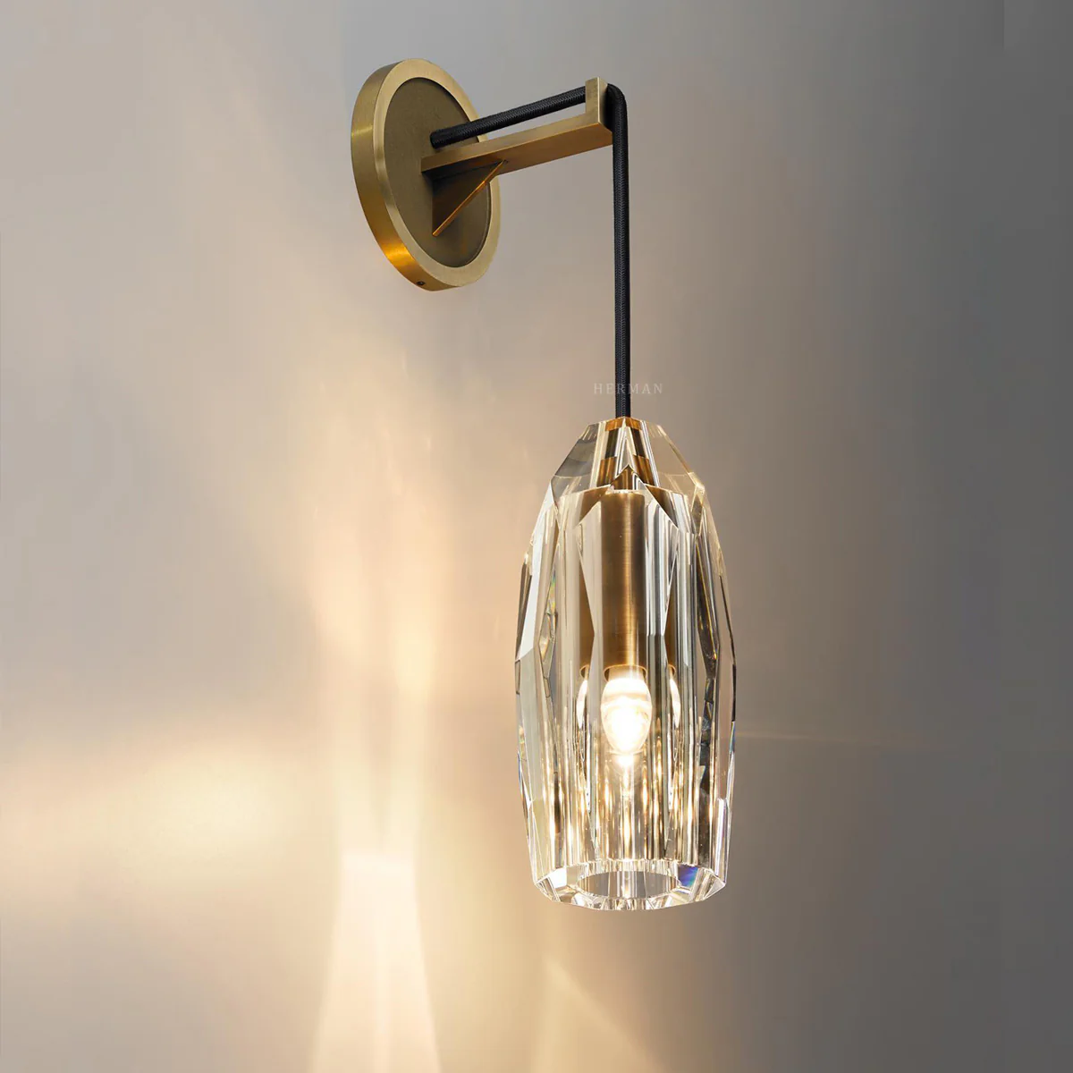Chapt Crystal Shade Wall Sconce - Image 10