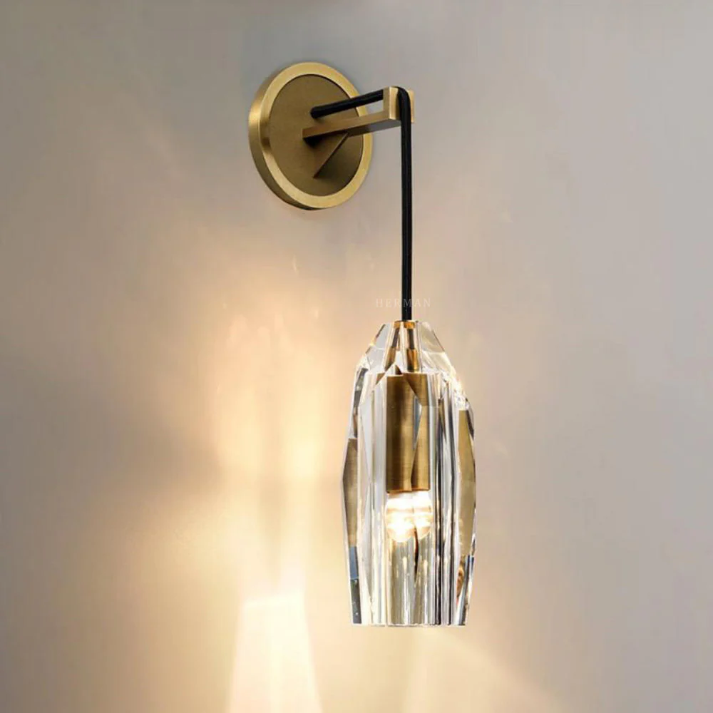 Chapt Crystal Shade Wall Sconce - Image 7