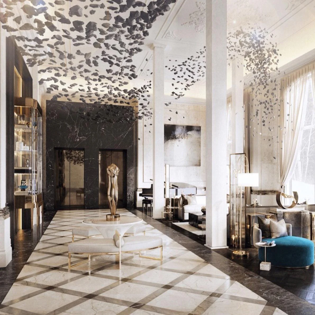 Charcoal Chandeliers - Image 11