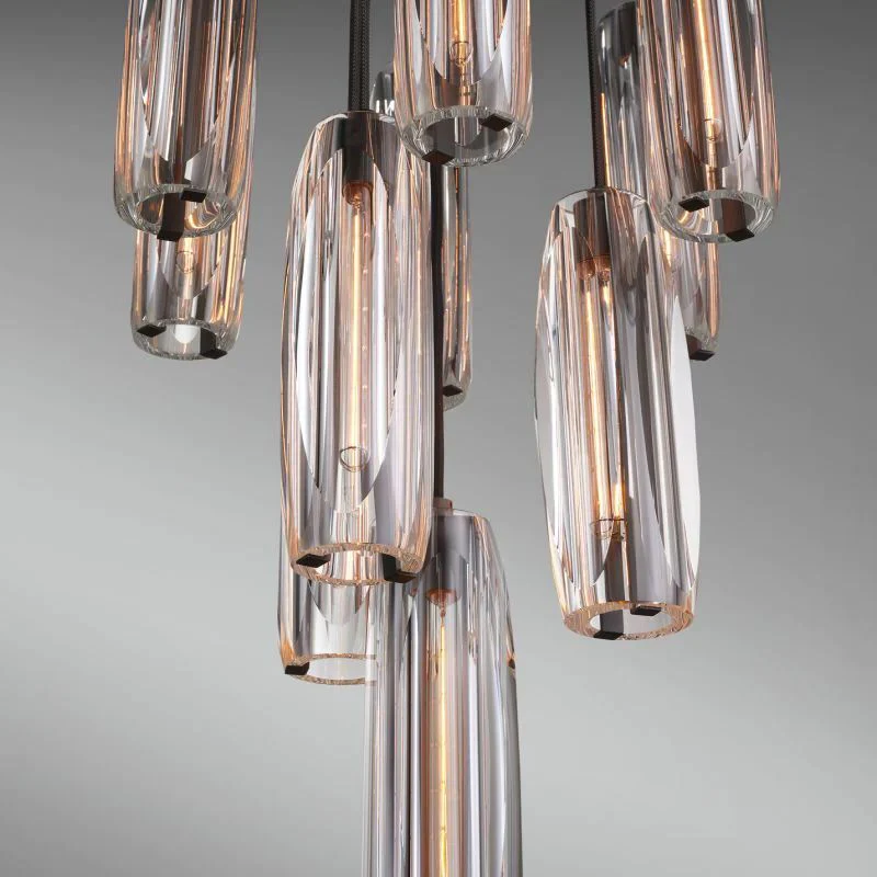 Chapt Crystal 10-Light Round Chandelier - Image 5
