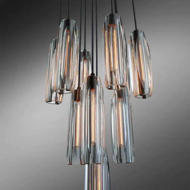 Chapt Crystal 10-Light Round Chandelier - Image 6