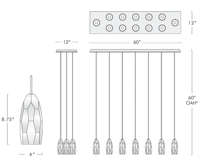 Chapt Linear Chandelier - Image 7