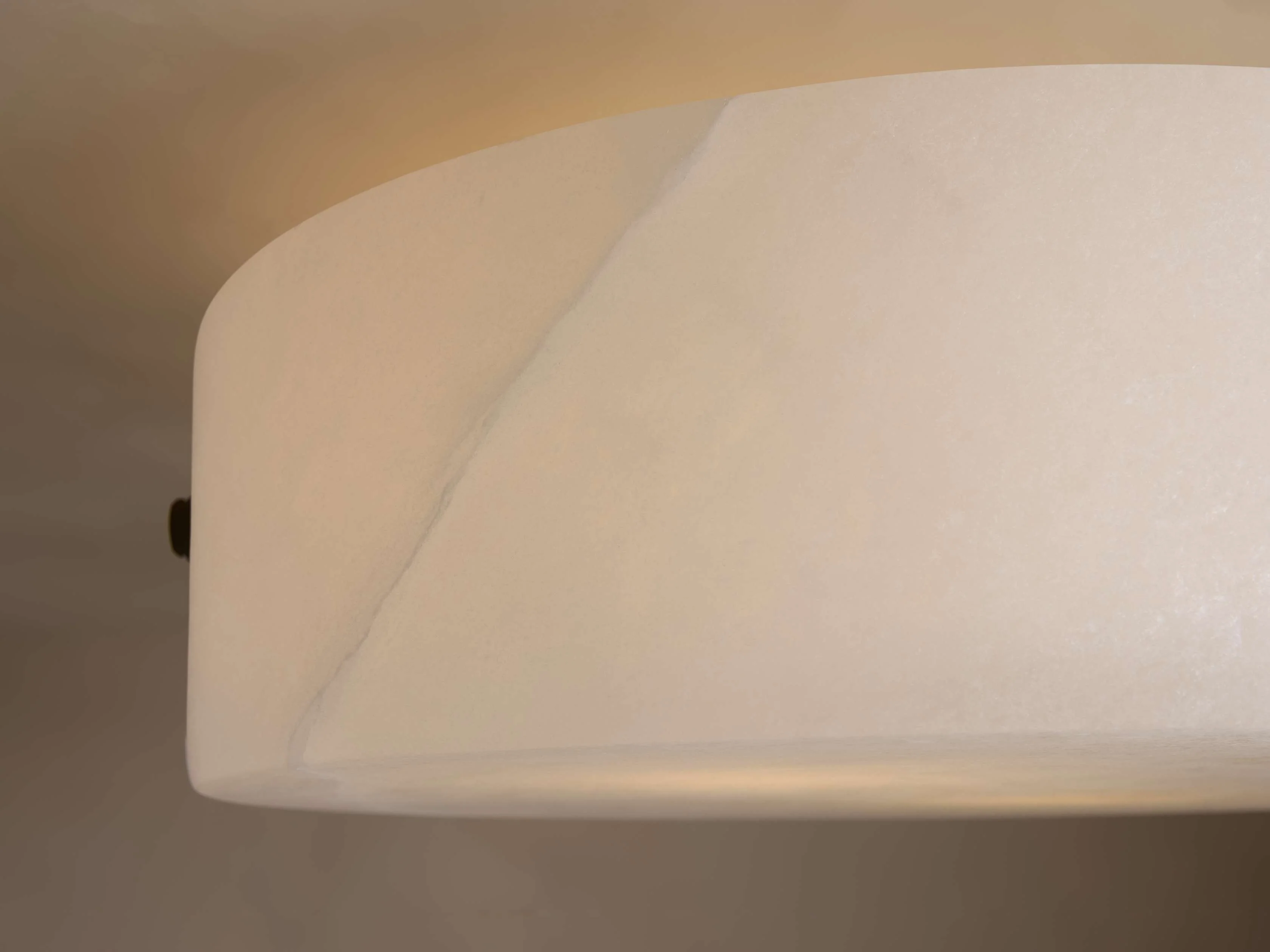 Chayla Alabaster Stone Flushmount 16" W - Image 3