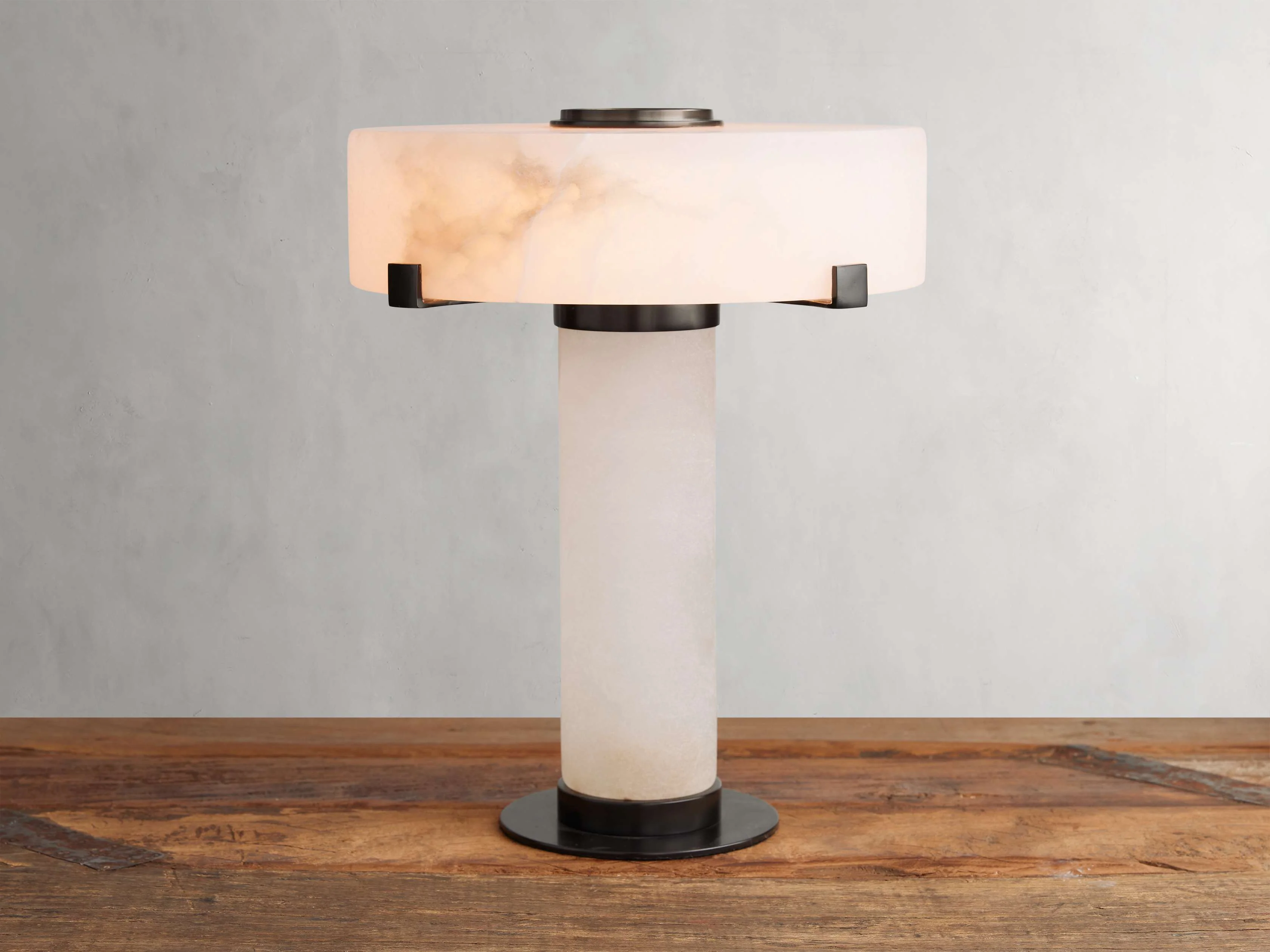 Chayla Alabaster Stone Table Lamp 13'' 19'' - Image 10