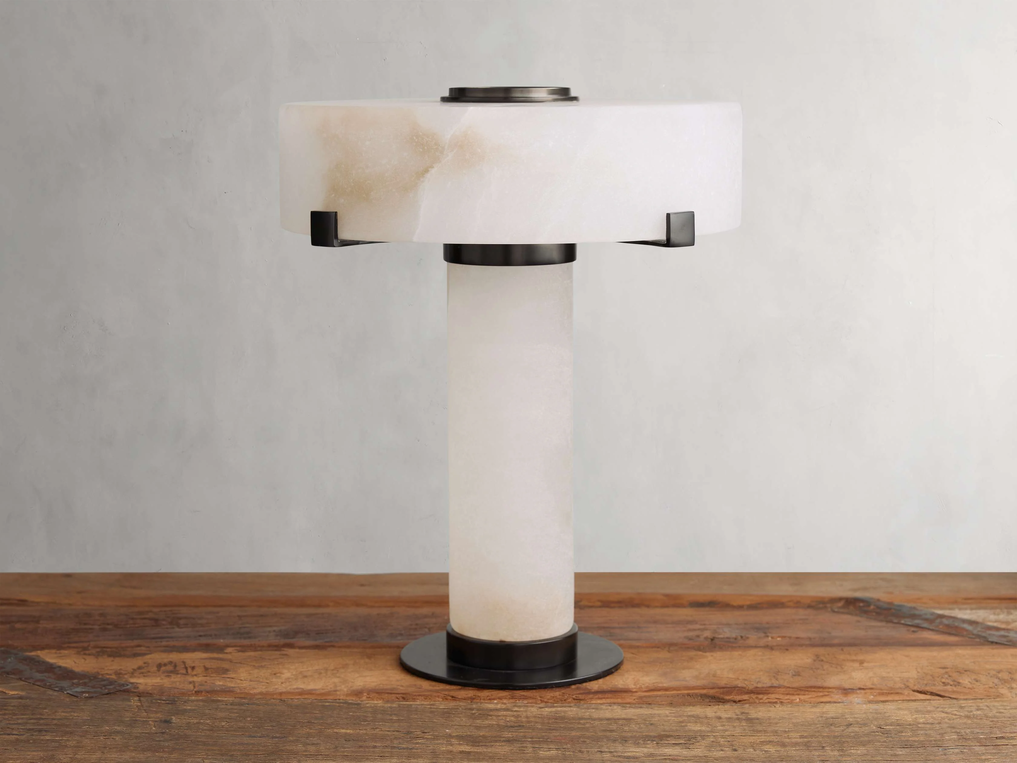 Chayla Alabaster Stone Table Lamp 13'' 19'' - Image 11
