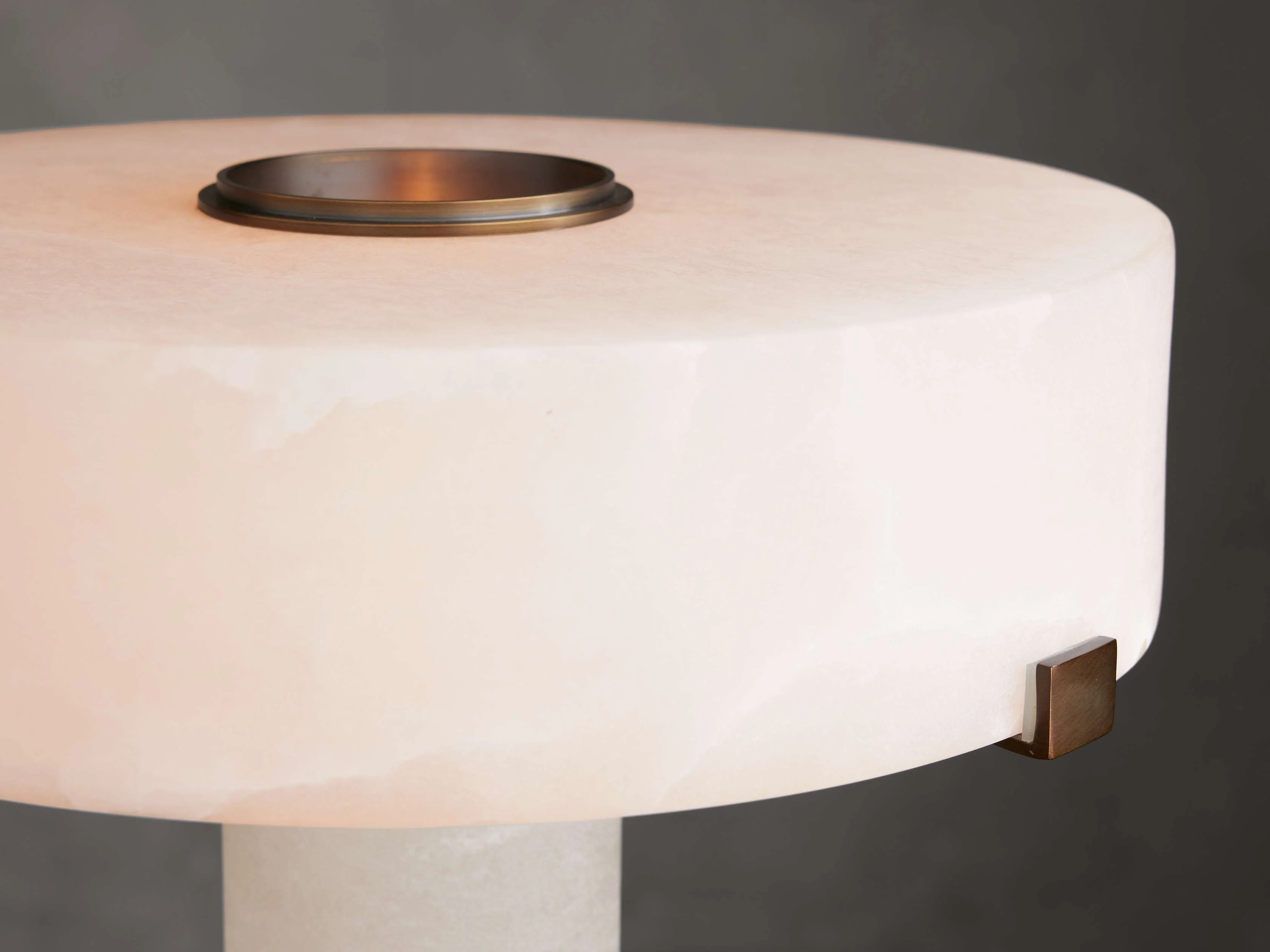 Chayla Alabaster Stone Table Lamp 13'' 19'' - Image 15