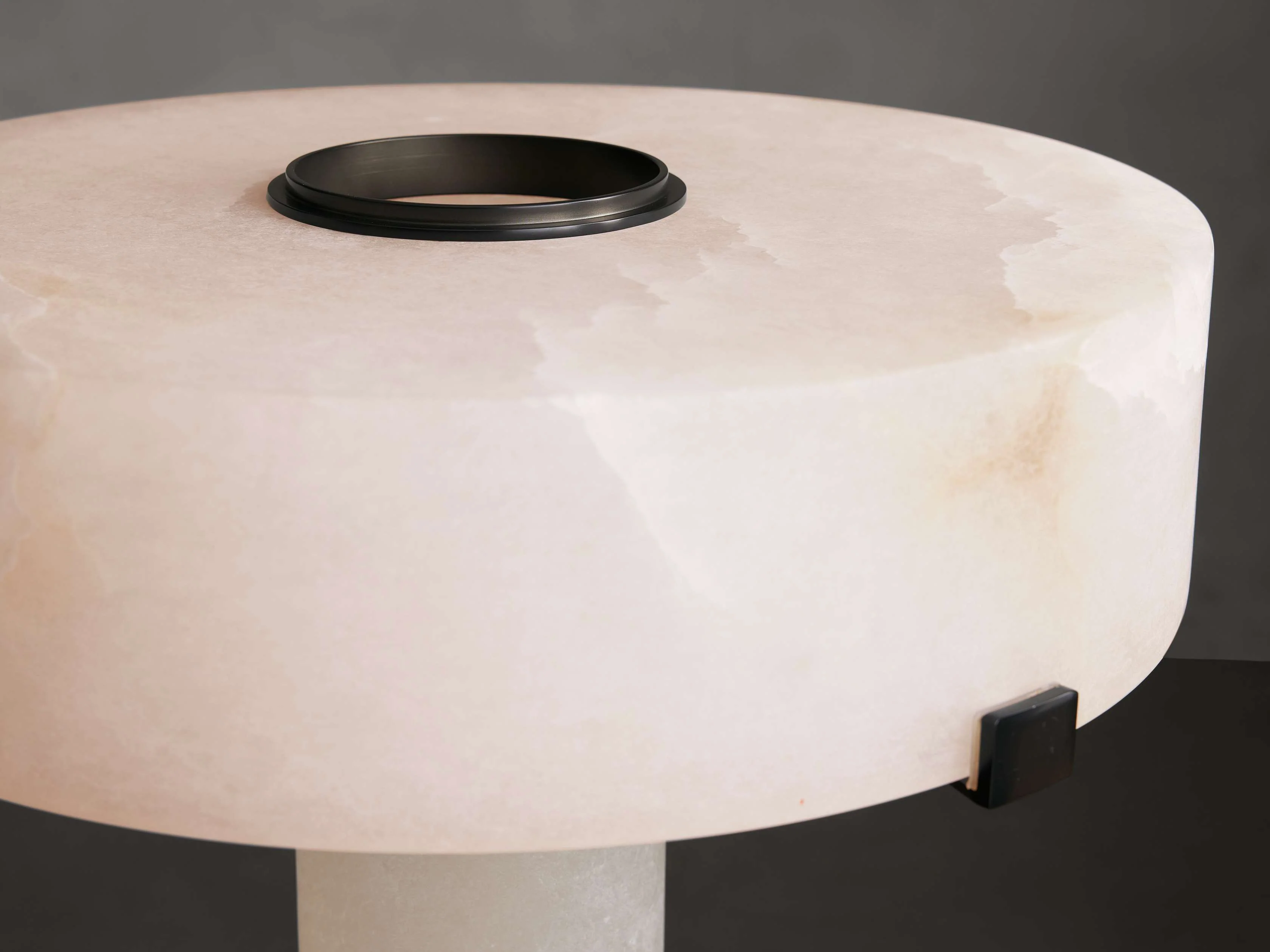 Chayla Alabaster Stone Table Lamp 13'' 19'' - Image 9