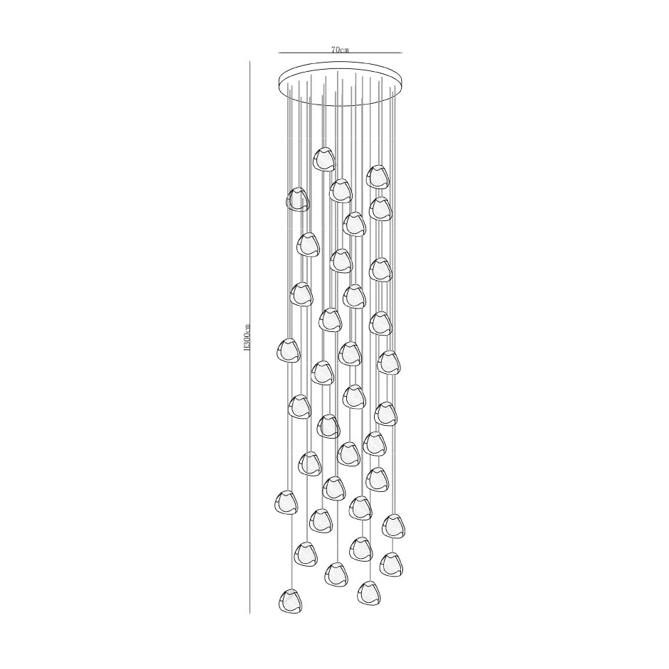 Cherry Crystal Pendant Lamp - Image 146