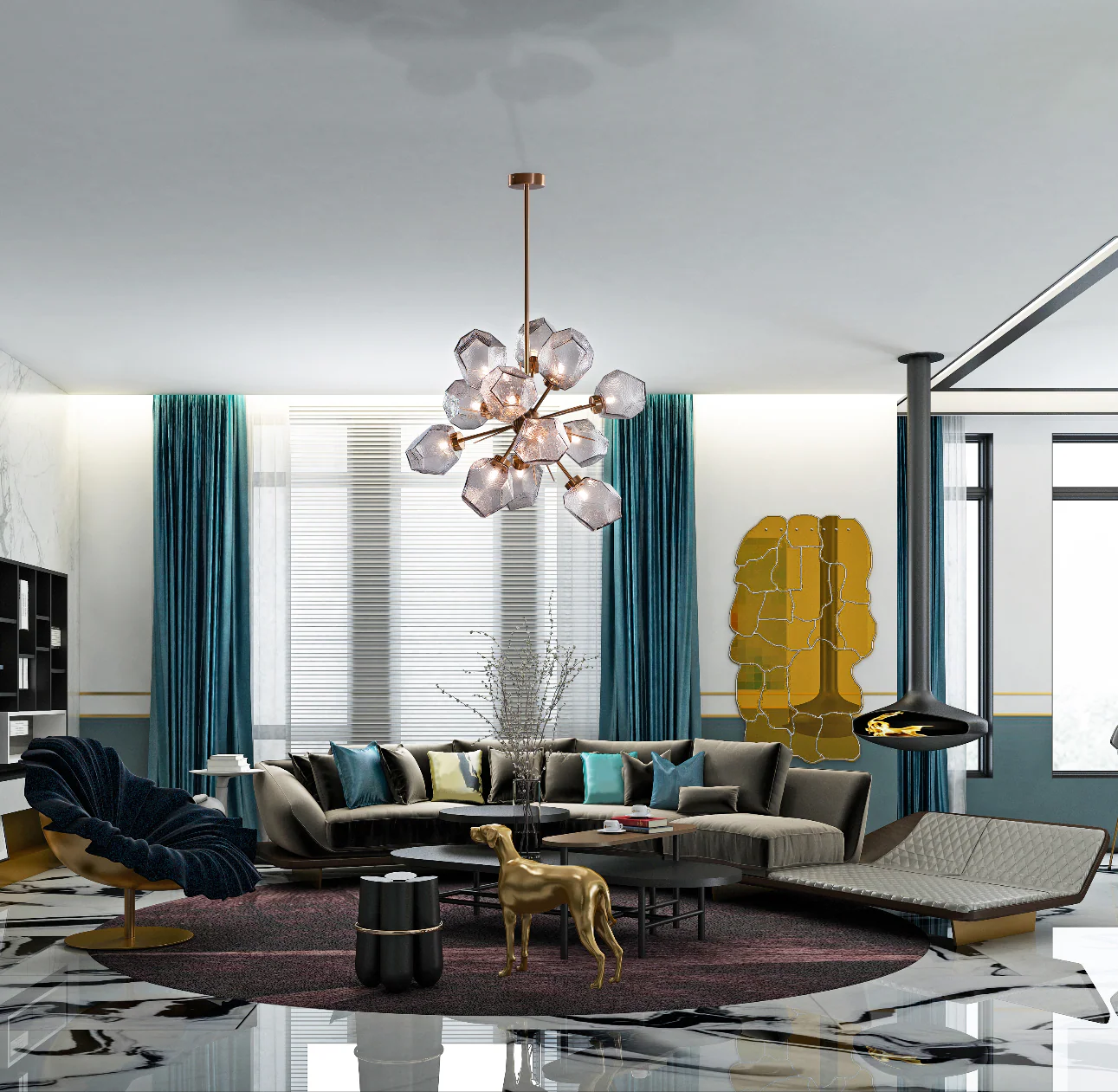 Cicero Starburst Chandelier - Image 15