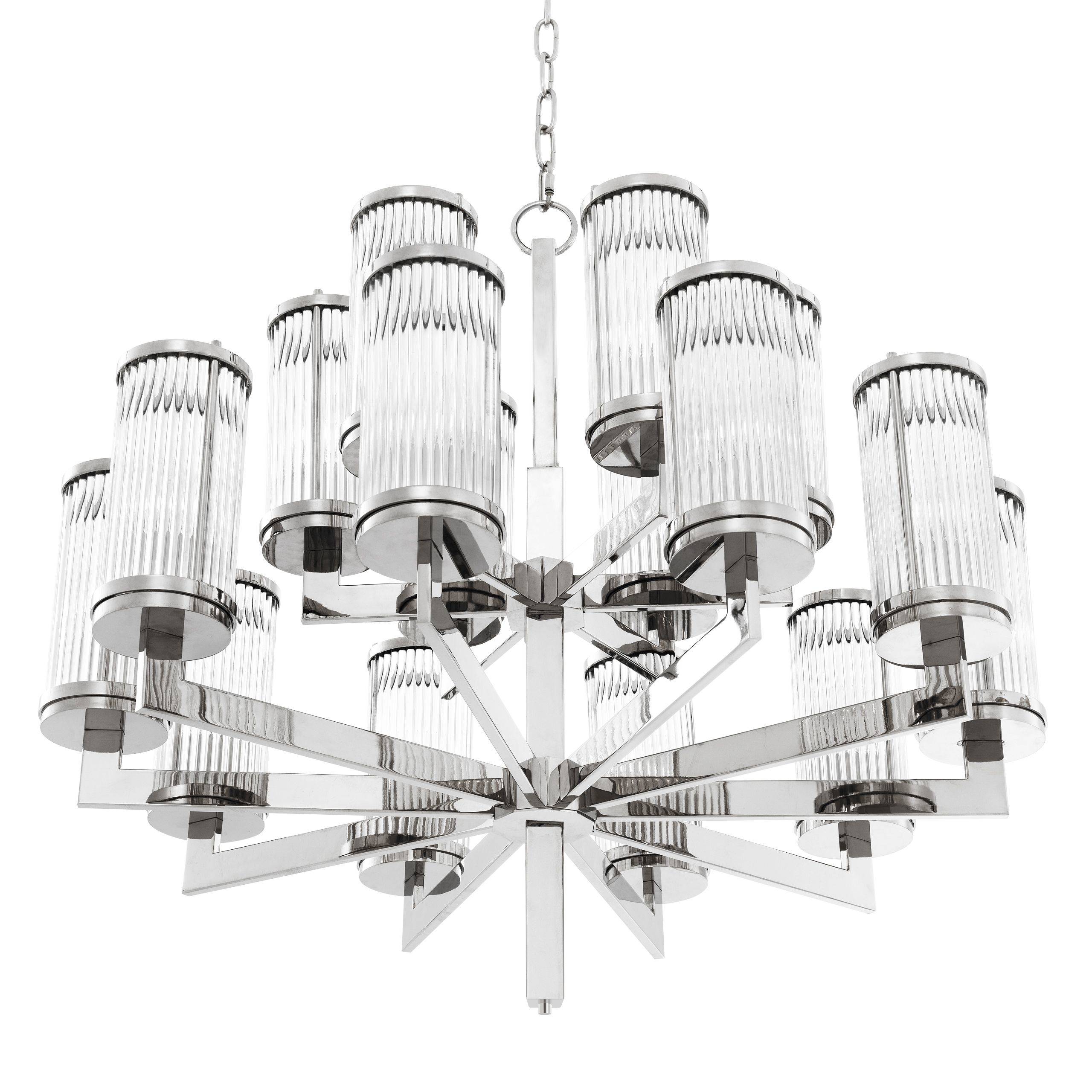 Claridges Modern Chandelier - [Nickel] - Image 4