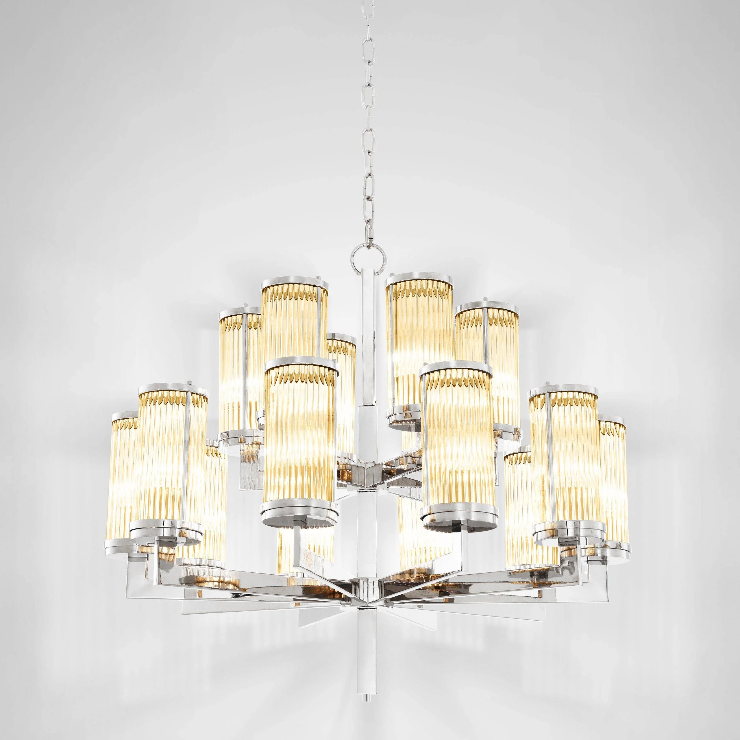 Claridges Modern Chandelier - [Nickel] - Image 6
