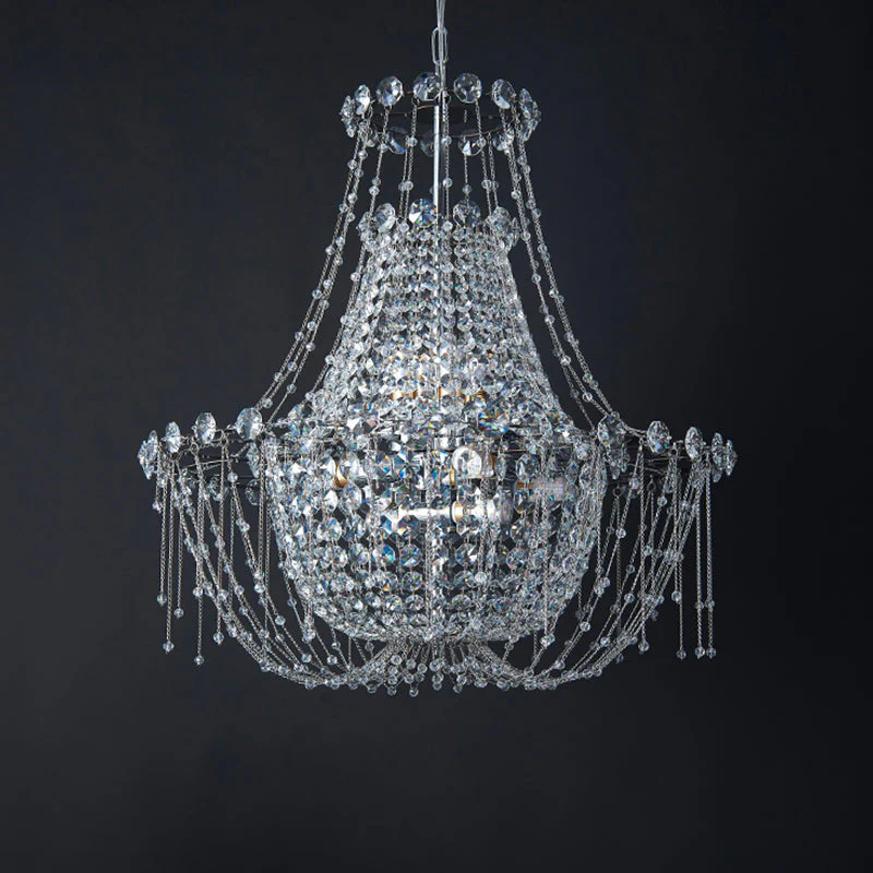Classic Empire Crystal Chandelier, Luxury Lighting - Image 7