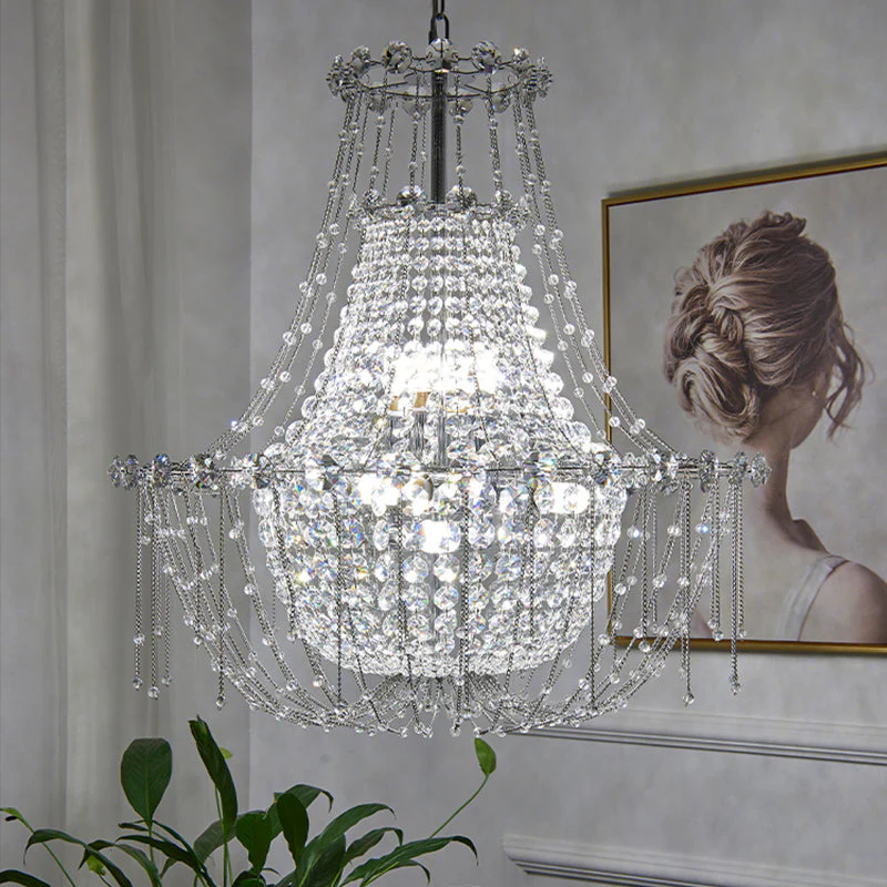 Classic Empire Crystal Chandelier, Luxury Lighting - Image 8