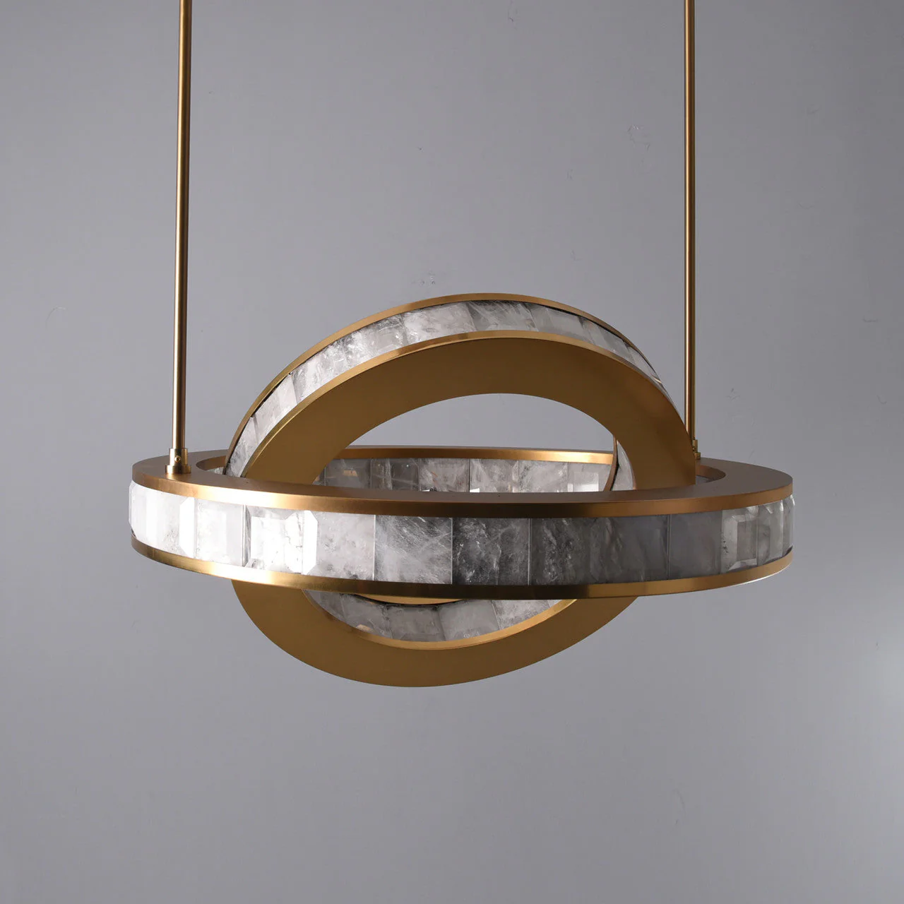 Clayhart-I Rock Crystal Pendant Brass - Image 4