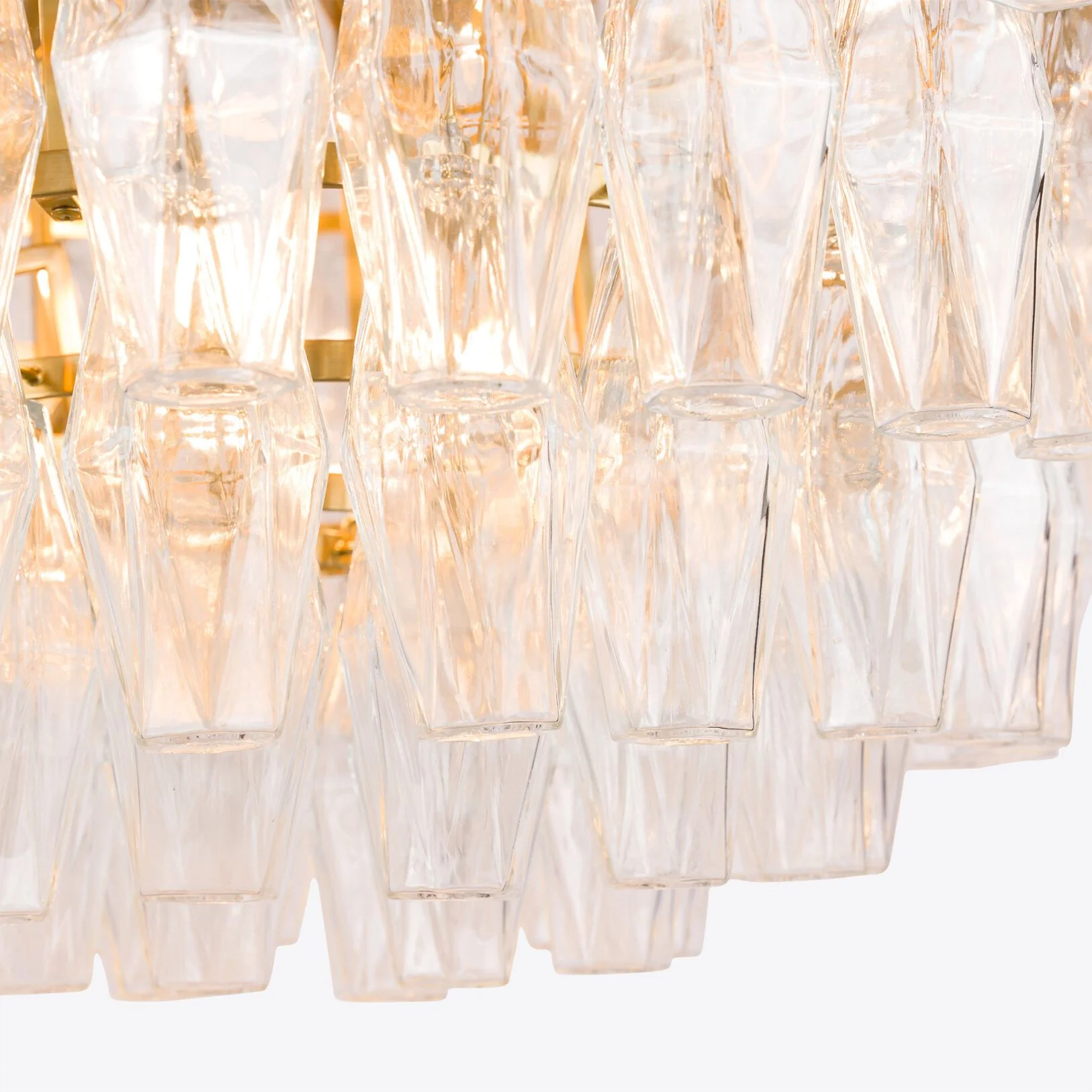 Clear Sorrento Chandelier 28" - Image 9