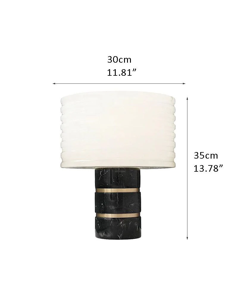 Elegant Lighting G9 Cloud Stone Alabaster Table Lamp Wide D10" & D11" 15W - Image 15