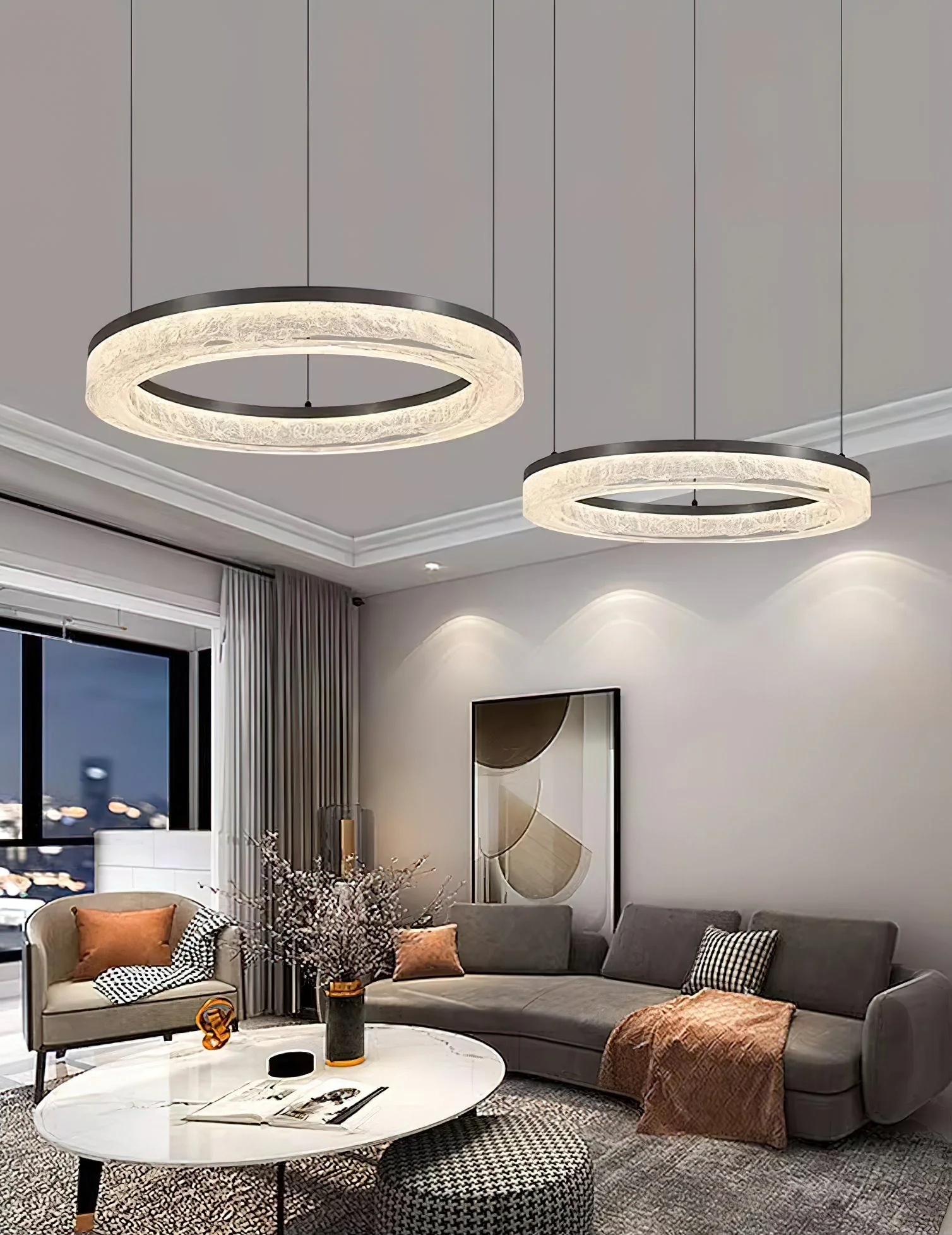 Coblitz Round LED Chandelier - Image 15