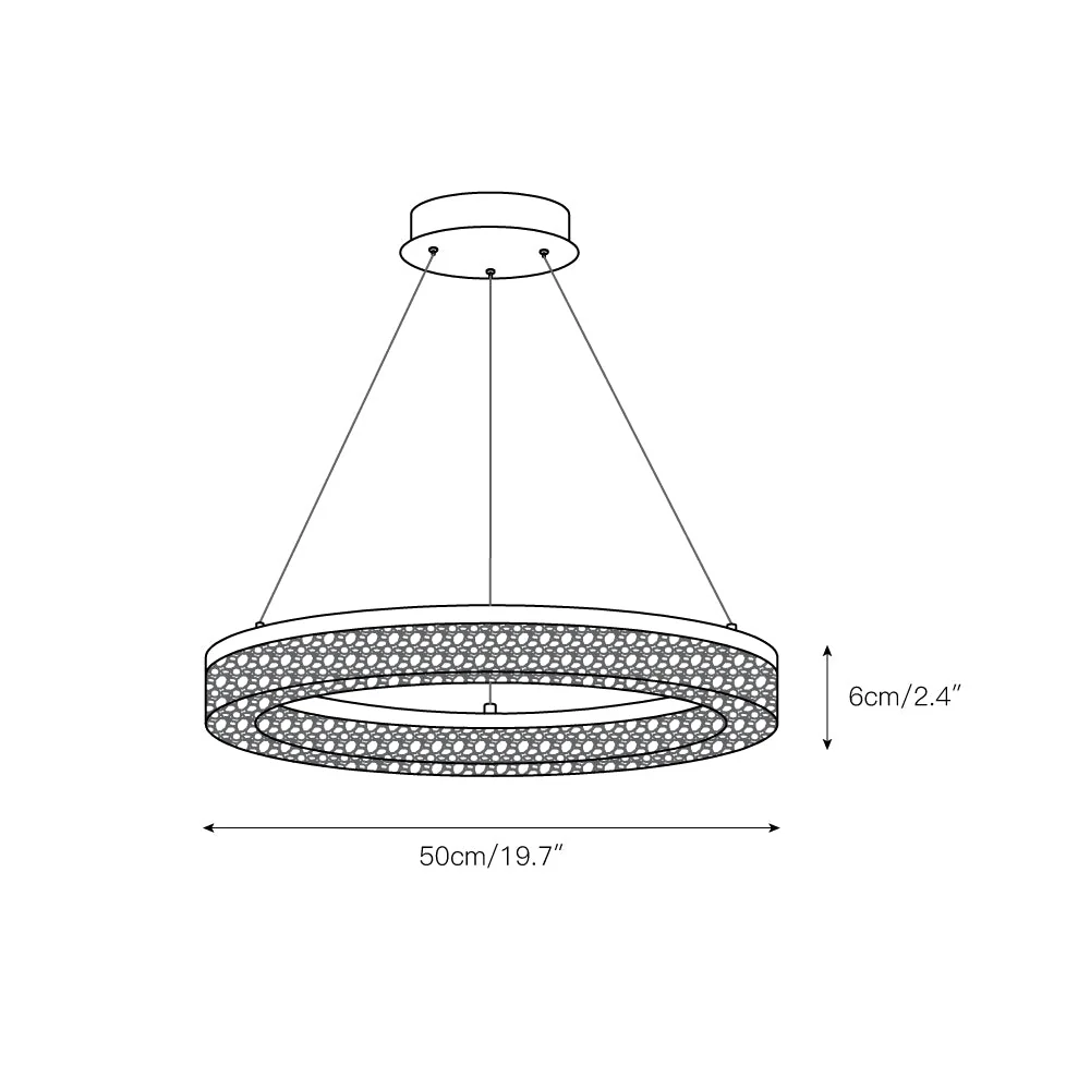Coblitz Round LED Chandelier - Image 4