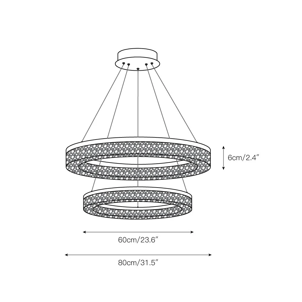 Coblitz Round LED Chandelier - Image 5