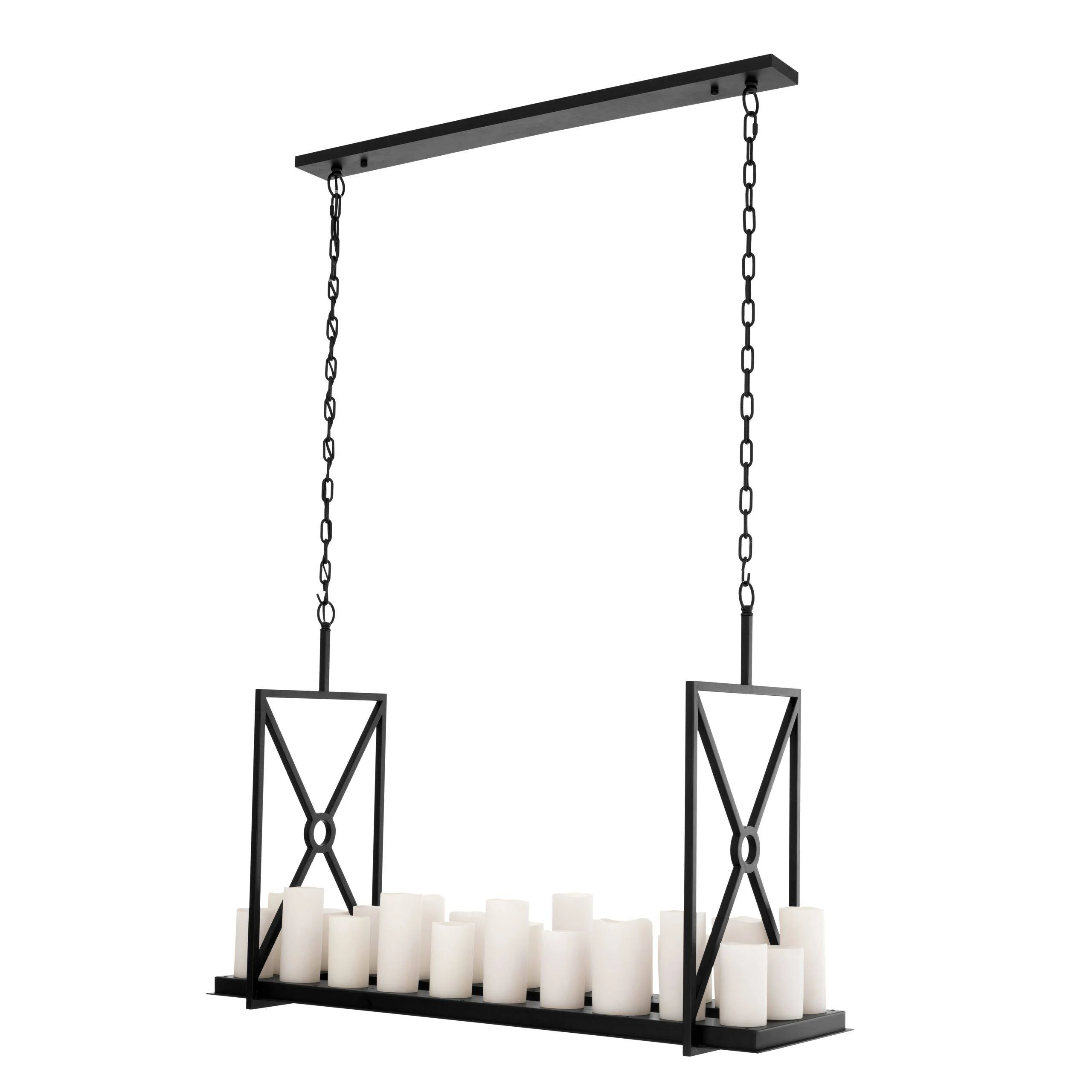 Commodore Modern Chandelier - [Black/Brass] - Image 2