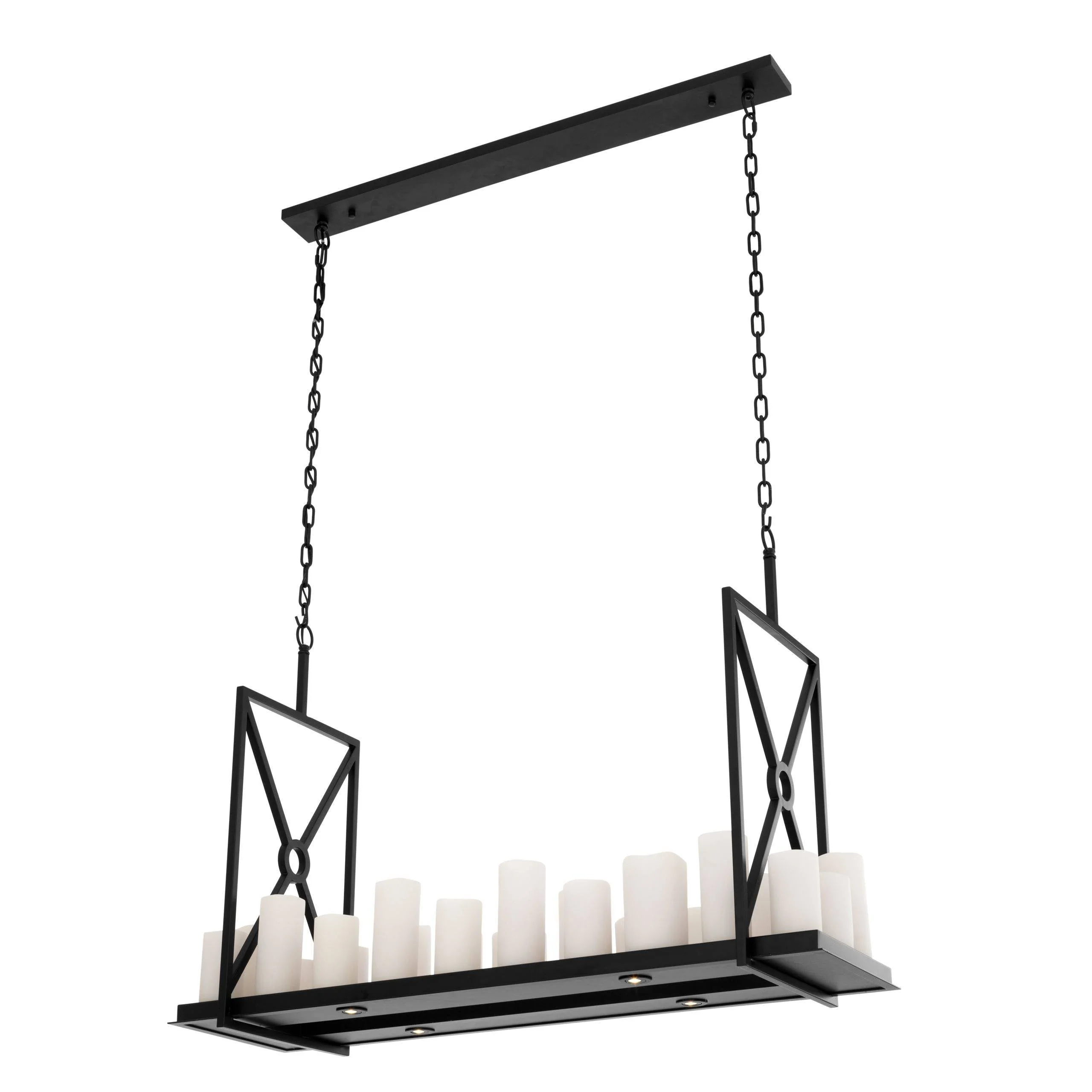 Commodore Modern Chandelier - [Black/Brass] - Image 3