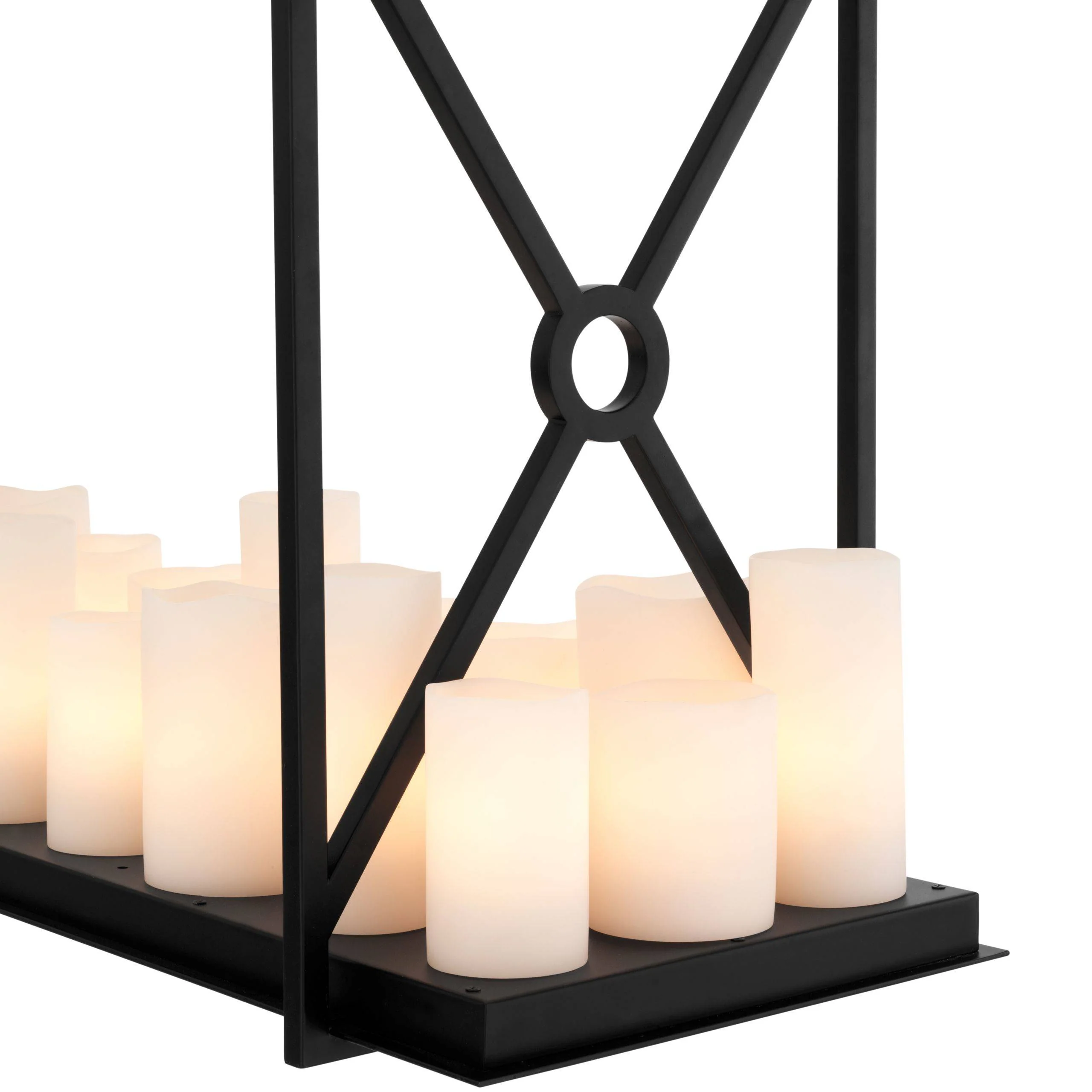 Commodore Modern Chandelier - [Black/Brass] - Image 4