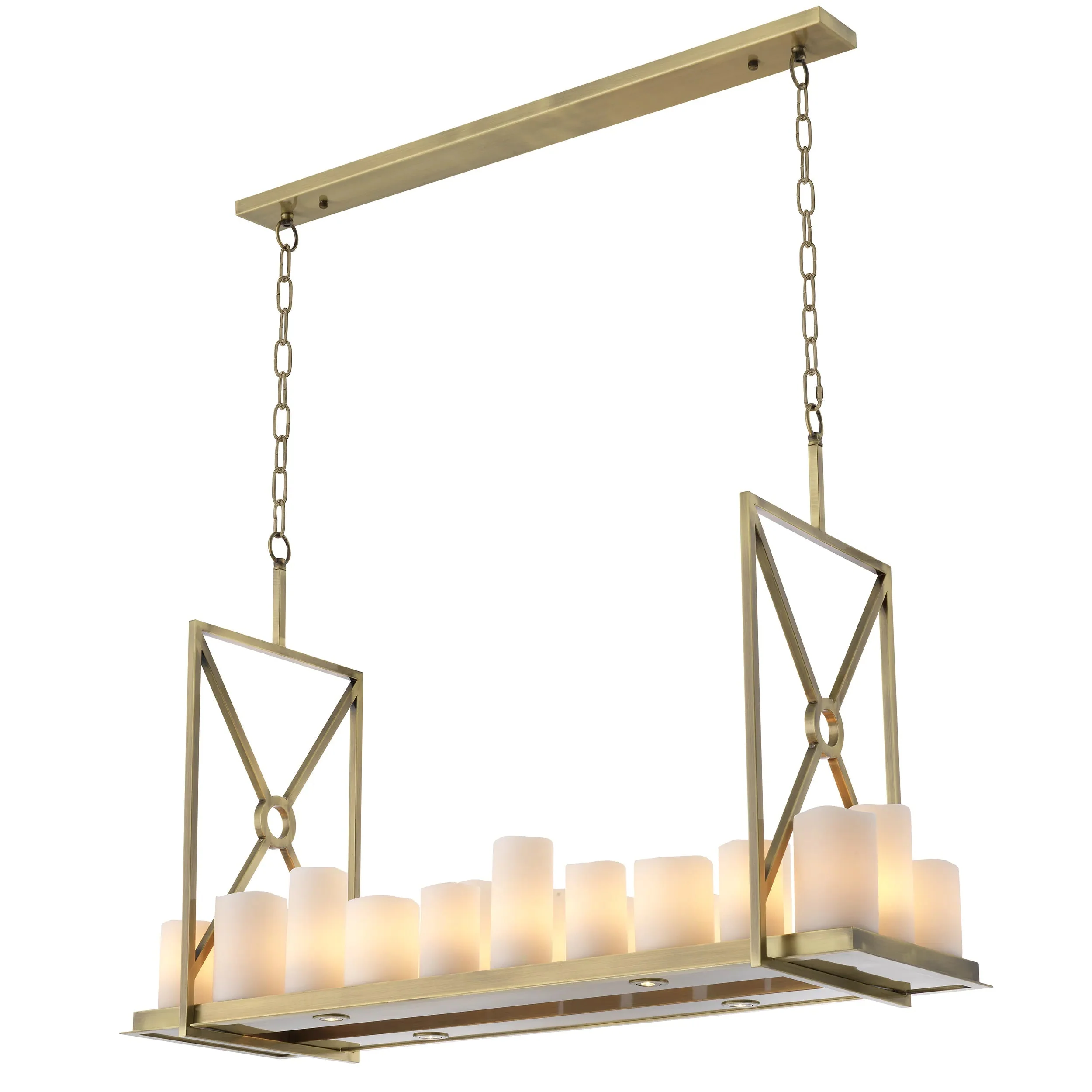 Commodore Modern Chandelier - [Black/Brass] - Image 6