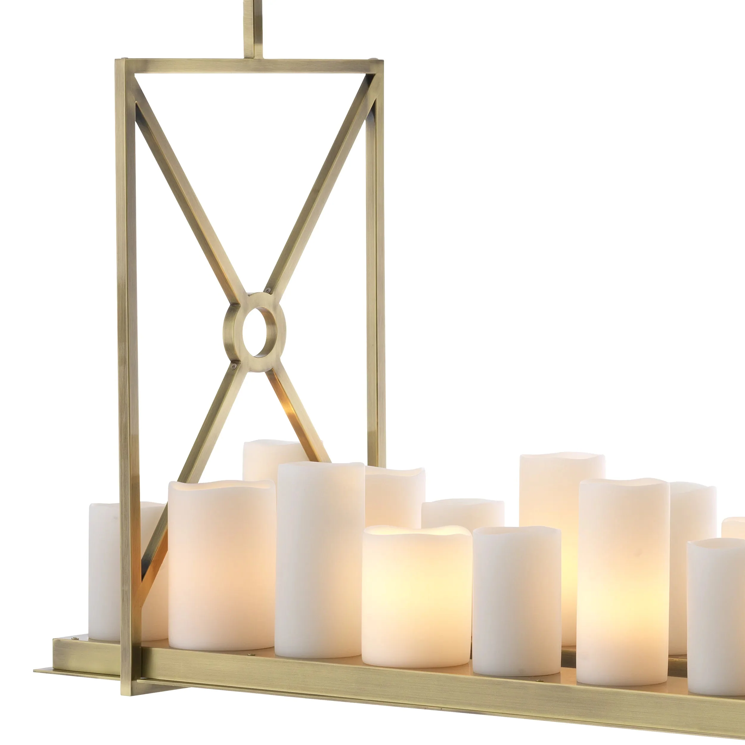Commodore Modern Chandelier - [Black/Brass] - Image 9
