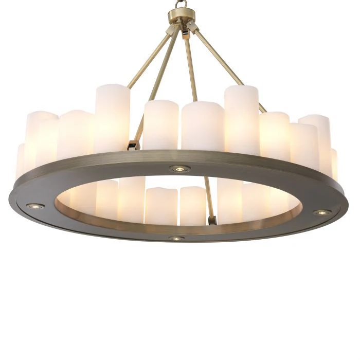 Commodore Ring Modern Chandelier - [Black/Brass] - Image 10