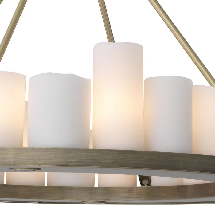 Commodore Ring Modern Chandelier - [Black/Brass] - Image 11